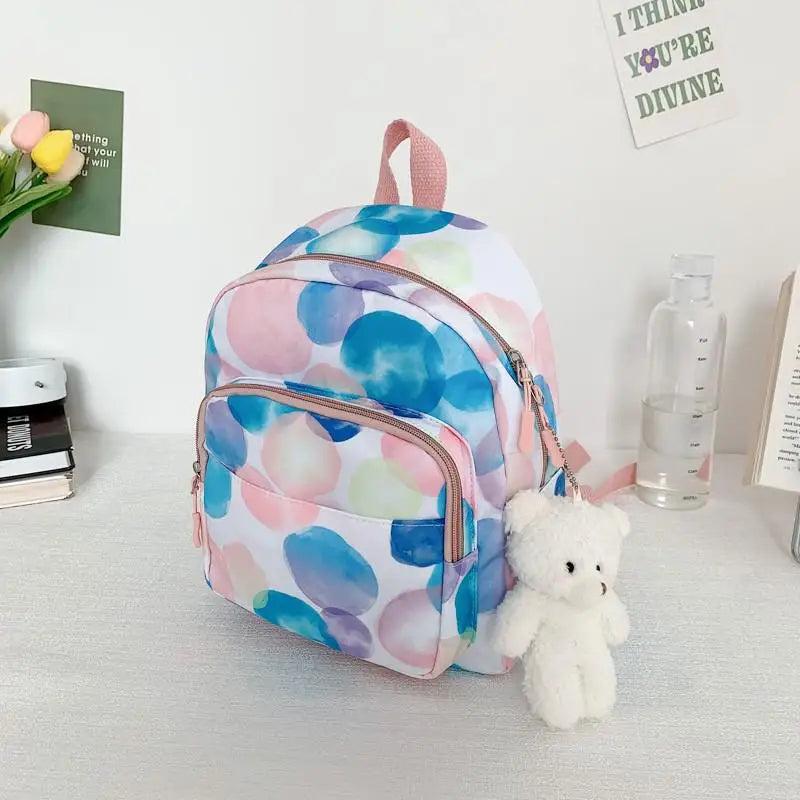 Harajuku Style Women Backpack Large Capacity Storage Backpacks For Girls Print T