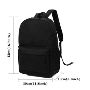 Women Double Backpack Shoulders Daypack Student Style Casual All-match Schoolbag