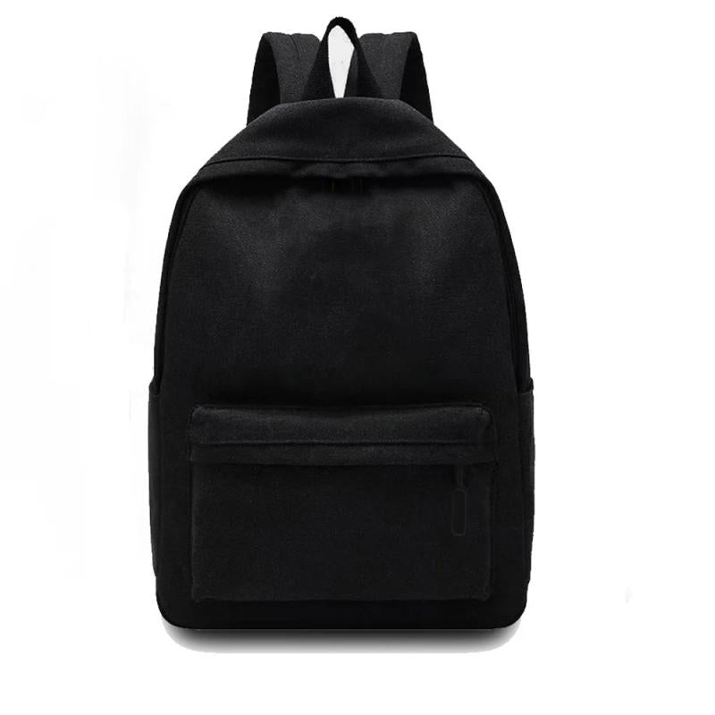 Women Double Backpack Shoulders Daypack Student Style Casual All-match Schoolbag