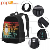 Am. Staffordshire Terrier Dog Lover Backpack Large Capacity Bookbag