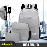 Men's Laptop Backpack Business Bag Three-piece Suit