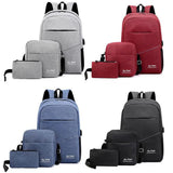 Men's Laptop Backpack Business Bag Three-piece Suit