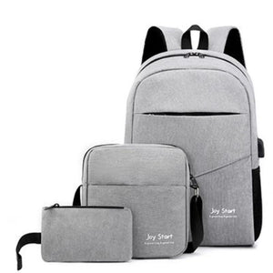 Men's Laptop Backpack Business Bag Three-piece Suit