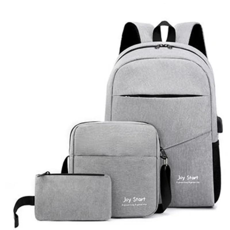 Men's Laptop Backpack Business Bag Three-piece Suit