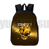 Standoff 2 3D Backpack Boys Girls High Mochila Men Women Anime Travelbag
