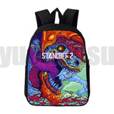 Standoff 2 3D Backpack Boys Girls High Mochila Men Women Anime Travelbag
