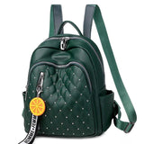 Women Large Shoulder Bags PU Leather Backpacks Travel Shopping Bag