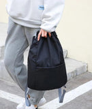 Drawstring Backpack Women Men Girls Sports Basketball Bag Lightweight