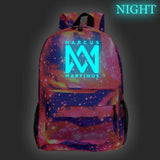 Marcus&Martinus Luminous Backpack School Bag Men Women Laptop Rucksack