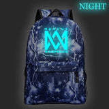 Marcus&Martinus Luminous Backpack School Bag Men Women Laptop Rucksack