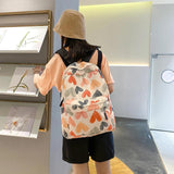 Casual Graffiti Backpack Large Capacity Book Bag Travel Sports Print Student Sch