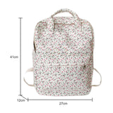 Floral Backpack Large Capacity Student Girls School Bag