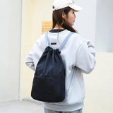 Sports Basketball Bag Lightweight Drawstring Backpack