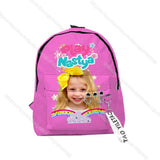 Nastya 3D Backpack Cartoon Toddler Kids Backpacks Girls Boys Student Schoolbag