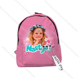 Nastya 3D Backpack Cartoon Toddler Kids Backpacks Girls Boys Student Schoolbag