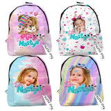 Nastya 3D Backpack Cartoon Toddler Kids Backpacks Girls Boys Student Schoolbag