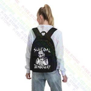 Suicidal Tendencies Flipskull Backpack Large Capacity 3D Print School Sport Bag