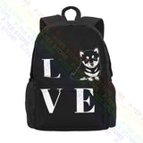 Shiba Inu Lover Dog Backpack Bookbag Multi-function