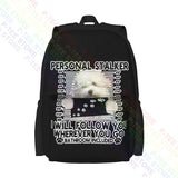 Personal Stalker Coton De Tulear Large Capacity Backpack
