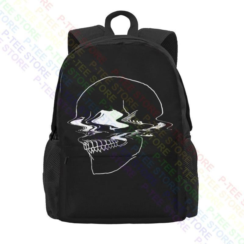 Creepy Egirl Eboy Pastel Goth Vaporwave Glitch Skull Backpack