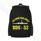 USS John DDG 53 Navy Marine Battleship Backpack