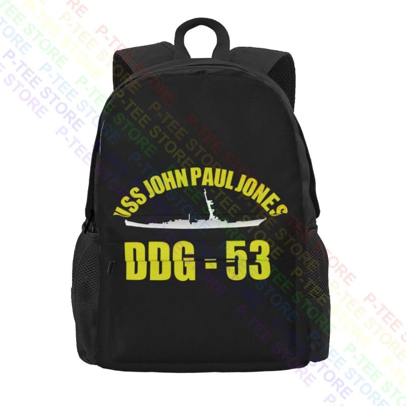 USS John DDG 53 Navy Marine Battleship Backpack
