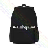 Illenium Dj Music Large Backpack School Gym Tote Riding Bag