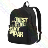 Disc Golf Dad By Par Large Capacity Backpack Shoe Bag