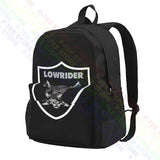 Chicano Gangsta Cholo Thug Raider Large Capacity Backpack Bookbag