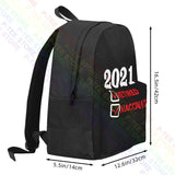 Retired & Vaccinated Funny Retirement Backpack