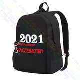 Retired & Vaccinated Funny Retirement Backpack