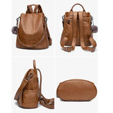 Anti-theft Women Backpack Multi-functional Travel Bag for Girls