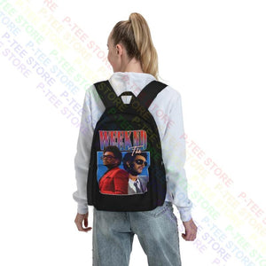 The Weeknd 3D Printing Large Capacity Backpack School Beach Bag