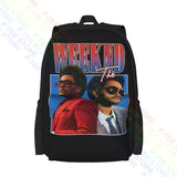 The Weeknd 3D Printing Large Capacity Backpack School Beach Bag