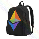 Ethereum 2.0 Eth Crypto Hodler Minimalistic Web3 Nft Merch Backpack