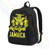 Jamaica Coat Of Arms Distressed Backpack