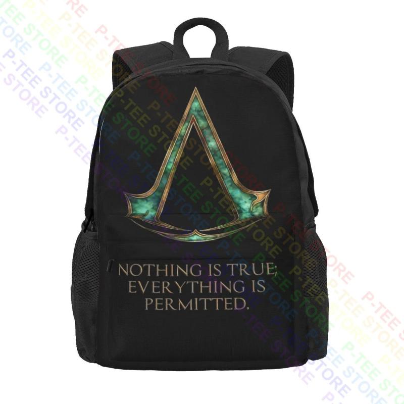 Assassinscreed Brotherhood Backpack Foldable 3D Printing Large Capacity