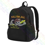 Kill Em All Let God Sort Em Out 1985 Large Capacity Backpack