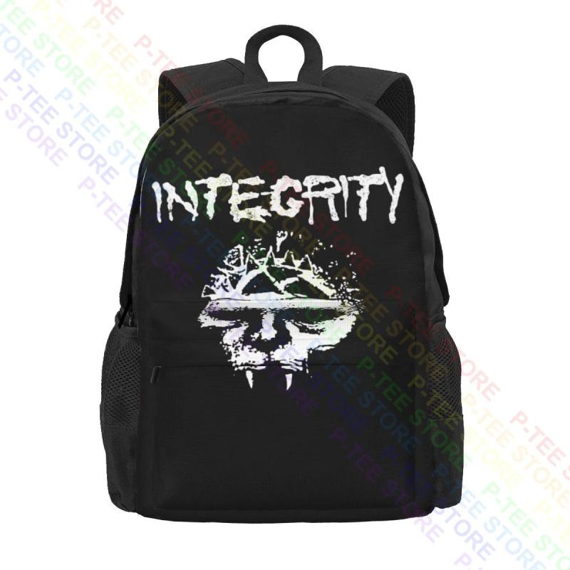 Integrity Skull Band Hardcore Punk Large Capacity Backpack