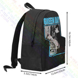 Green Band Large Capacity Backpack Schoolbag 3d Printing