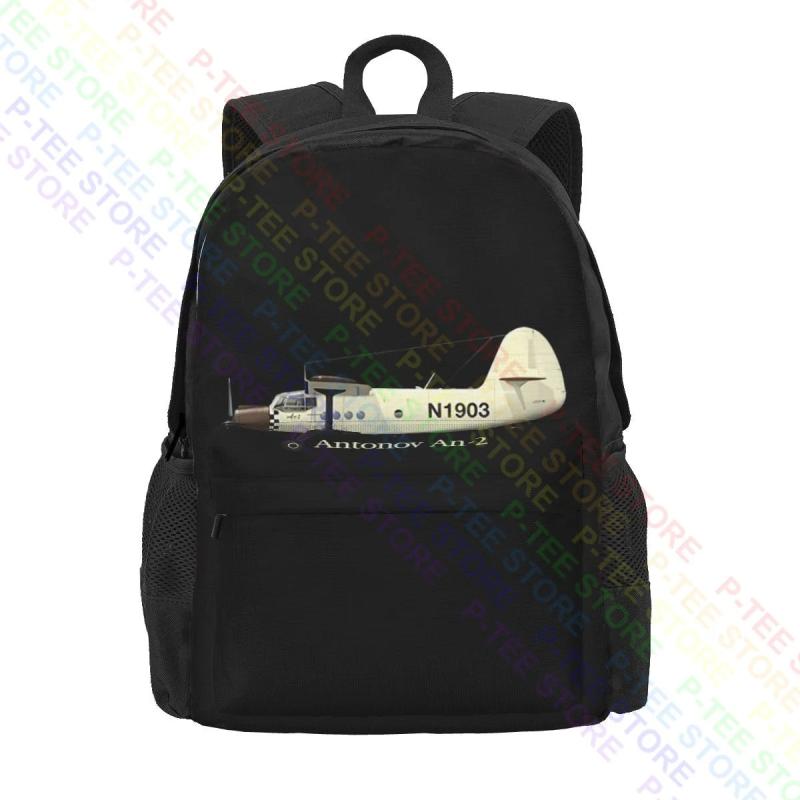 Antonov An-2 Airplane Large Capacity Backpack Travel Beach Bag Gym Tote Bag