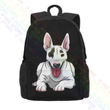 Bull Terrier Large Capacity Backpack Beach Bag
