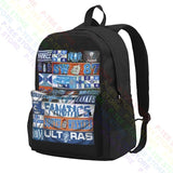 Ultras O. Marsiglia Marseille No Hooligans Backpack