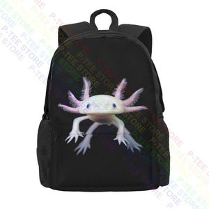 Axolotl Mexican Walking Fish Amphibian Large Capacity Backpack