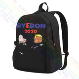 Bye Don Trump Joe Biden American Election Byedon Large Capacity Backpack