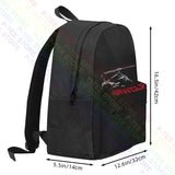 Airwolf Helicopter Grid Backpack Large Capacity Portable Shopping Bag