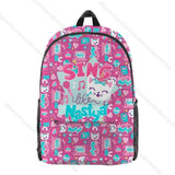Girls Like Nastya Backpack Cartoon Printing Daily School Bag
