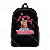 Girls Like Nastya Backpack Cartoon Printing Daily School Bag