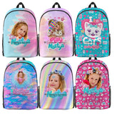 Girls Like Nastya Backpack Cartoon Printing Daily School Bag