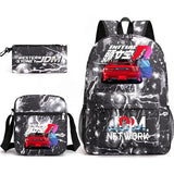 JDM Anime Backpack Men's Laptop Bag w/ Pencil Bag